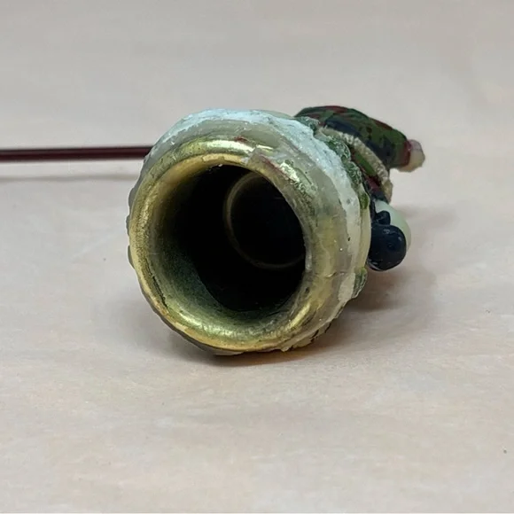 5 pc Vintage Mixed Christmas Ornament Lot - Candy, Bear, Bell - Picture 4 of 16